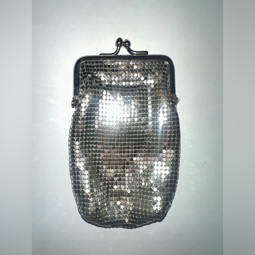 Classy+Edgy Vintage Silver Mesh Cigarette Case•Chrome Mesh Holder/Clutch